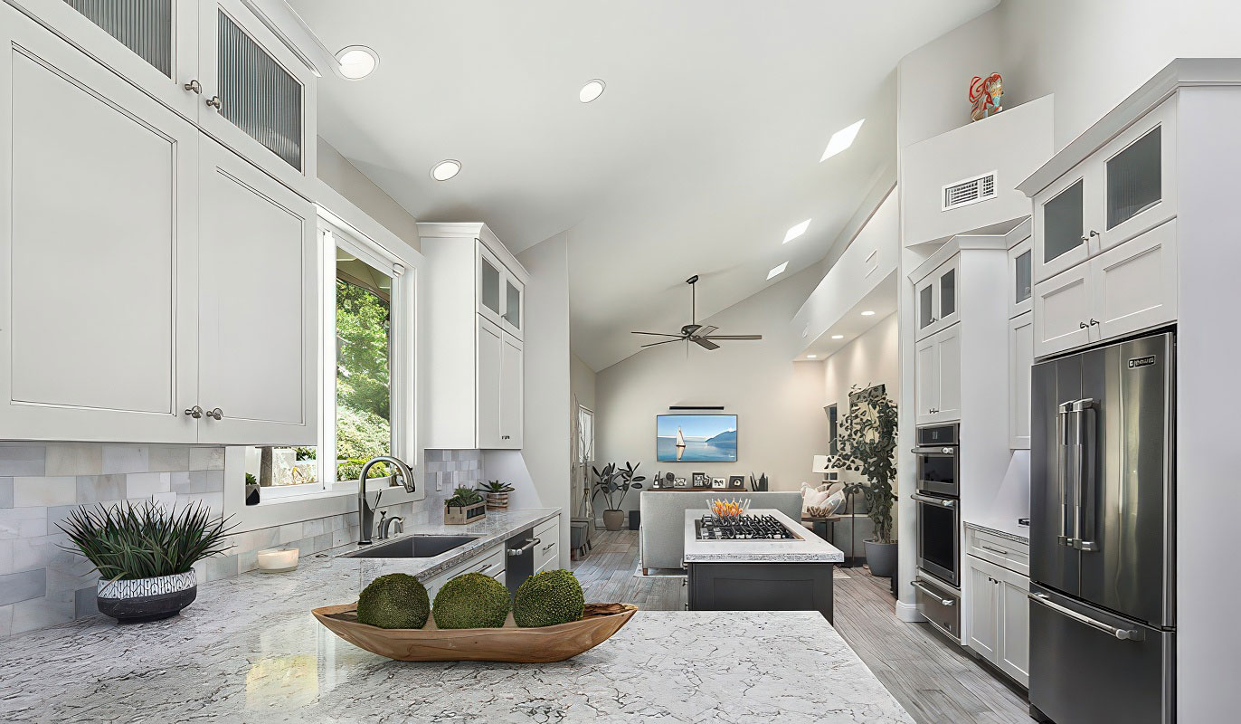 Carlsbad Great Room Remodel - Casafina Interior Design | Orange County