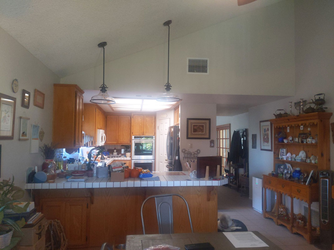 Before image of Baker's Dream kitchen in Brea, California