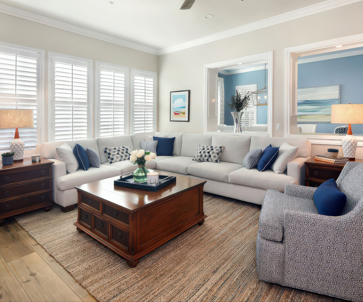 Huntington Beach Seaside Remodel - Casafina Interior Design