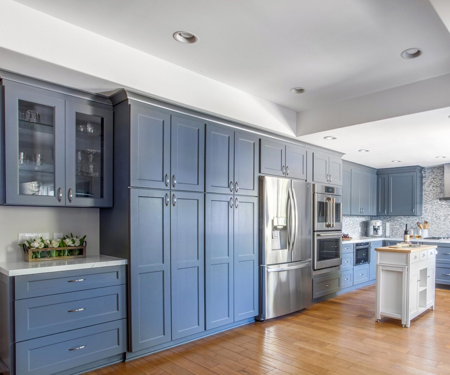 Coastal Cool Kitchen in Huntington Beach - Casafina Interior Design Orange County, CA