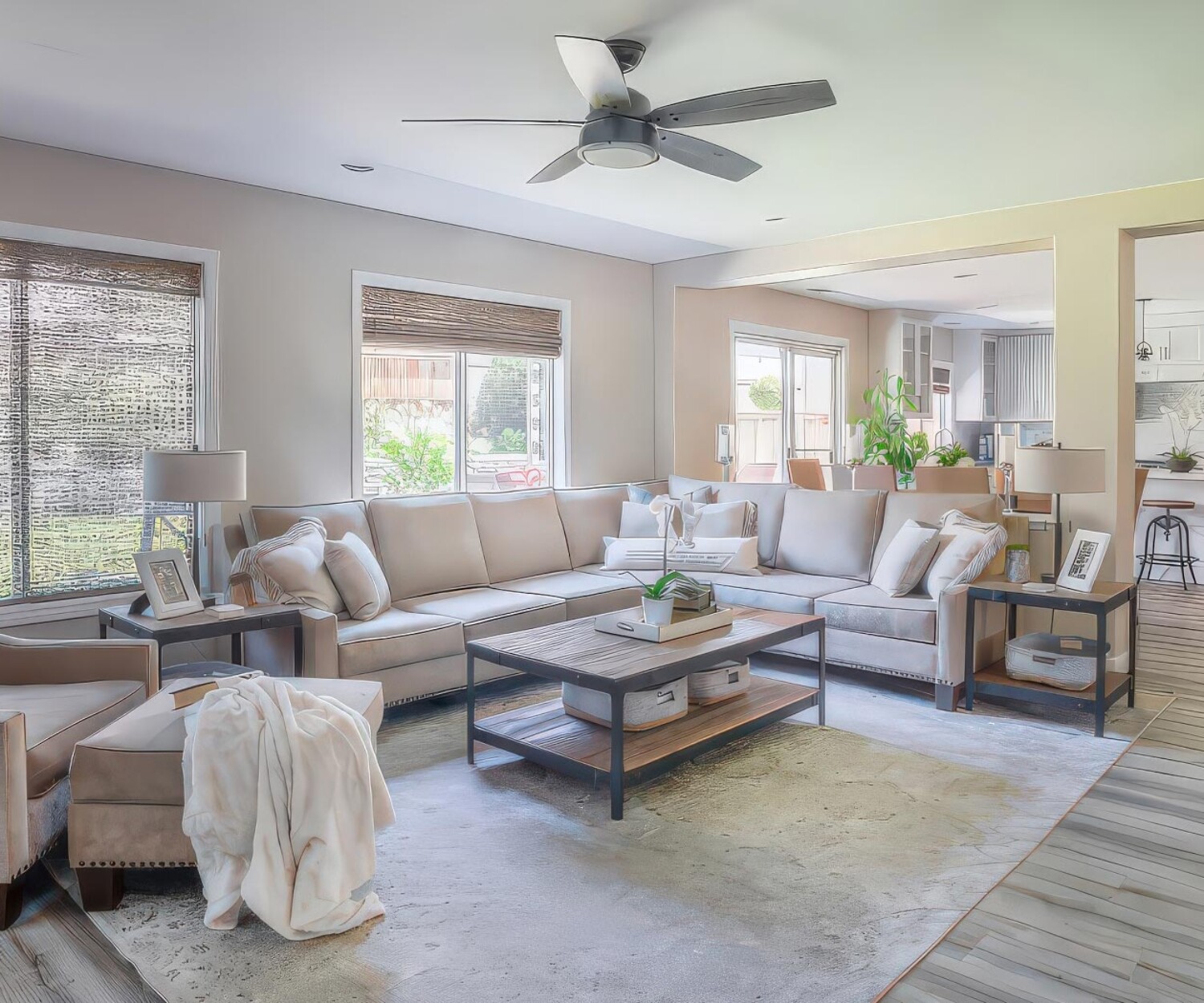 Rancho Santa Margarita Kitchen & Family Room - Casafina Interior Design - Orange County, CA