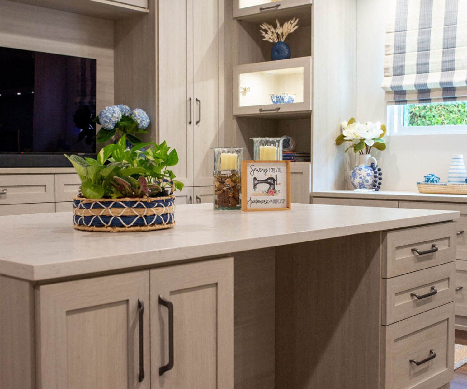 Costa Mesa Bonus Room Conversion to sewing center